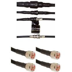 Ventev LMR400 Jumper with N-Style Male to N-Style Male Connectors 9.14m - W124661793