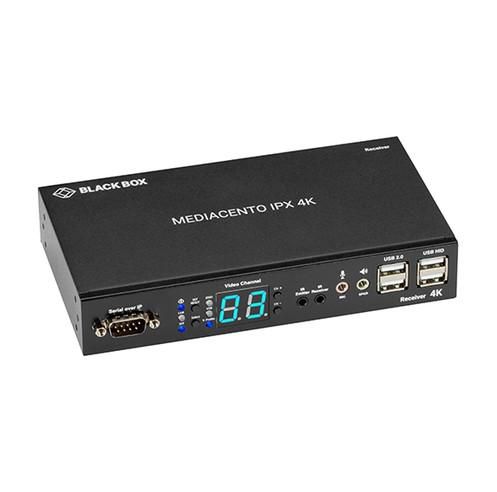 Black Box MEDIACENTO IPX 4K RECEIVER - HDMI, USB, SERIAL, IR, AUDIO - W124478382