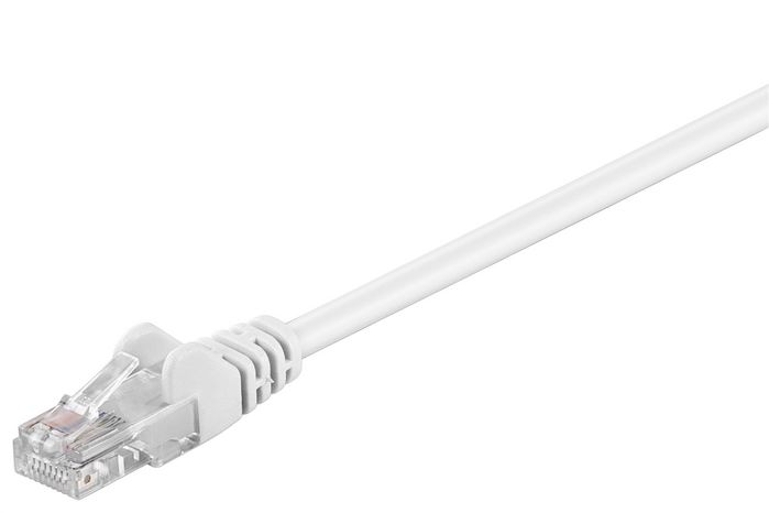 MicroConnect CAT5e U/UTP Network Cable 1m, White - W124645558