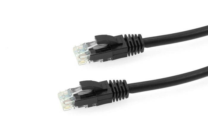 MicroConnect CAT6 U/UTP Network Cable 2m, Black with Snagless - W124377285
