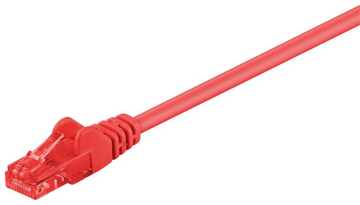 MicroConnect CAT6 U/UTP Network Cable 1m, Red - W124745717