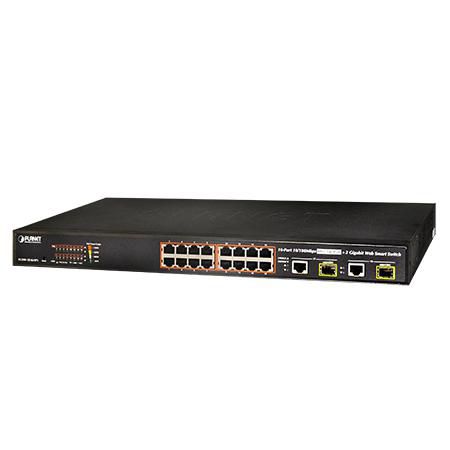 ACTi 16-Port 802.3at PoE Switch , (PoE Budget 220W) - W124583535