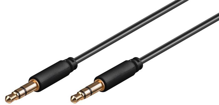MicroConnect 3.5mm (3-pin, stereo) Minijack slim Cable, 15 m - W124345484