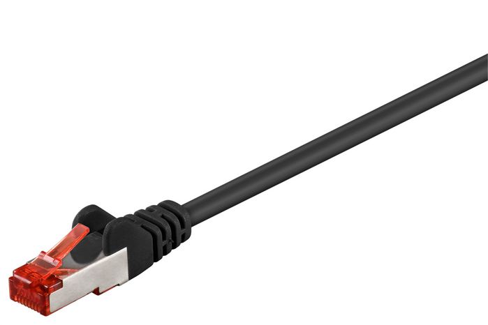 MicroConnect CAT6 F/UTP Network Cable 1m, Black - W124345562