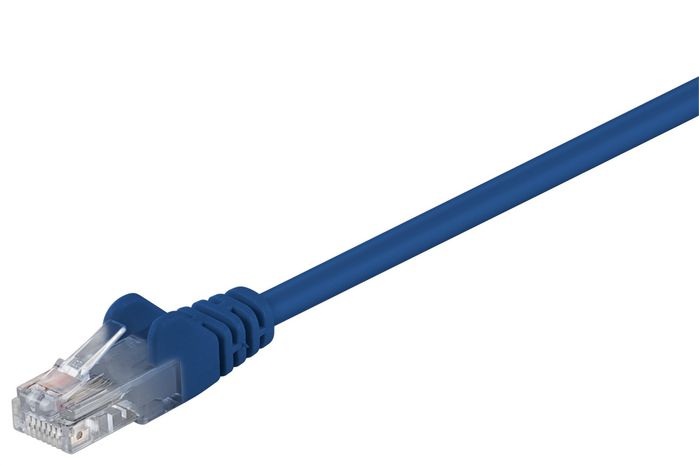 MicroConnect CAT5e U/UTP Network Cable 1m, Blue - W125045385