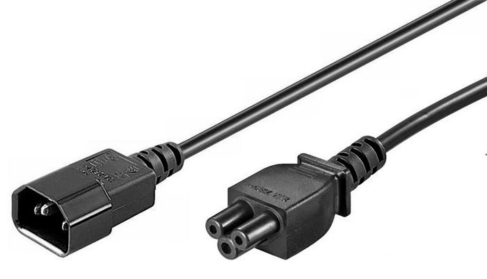 MicroConnect Extension Cord C14 - C5, 1m - W124768818