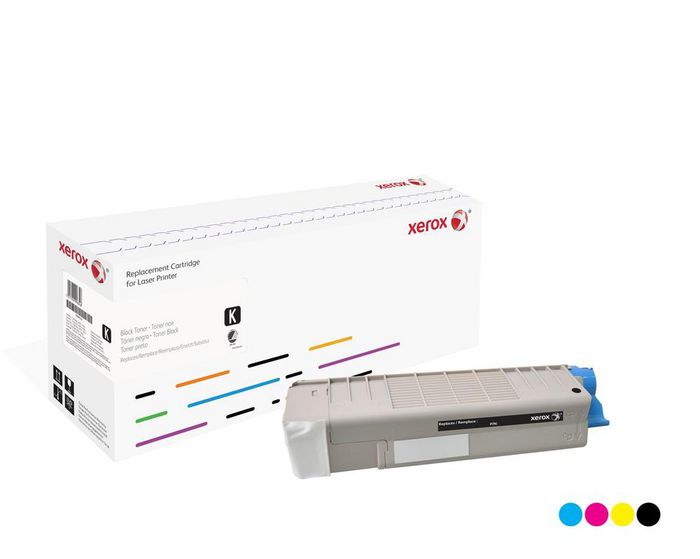 Xerox Magenta toner cartridge. Equivalent to Oki 43872306. Compatible with Oki OKI C5650, OKI C5750 - W124594003