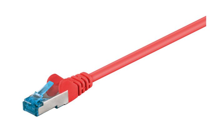 MicroConnect CAT6a S/FTP Network Cable 1m, Red - W124674861
