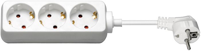 MicroConnect 1.5m, 3 Power Socket with - W124323193