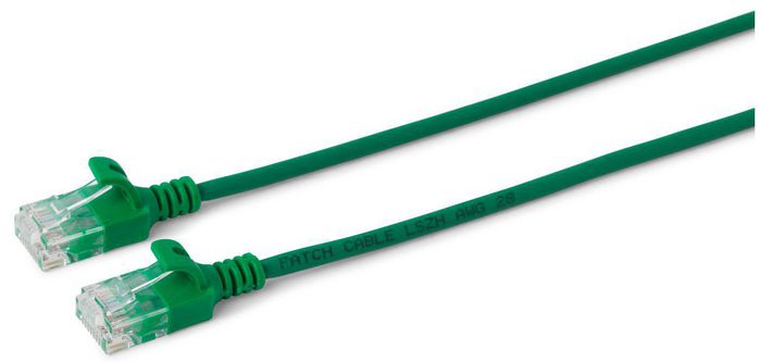 MicroConnect CAT6 U/UTP SLIM Network Cable 0.15m, Green - W125624988