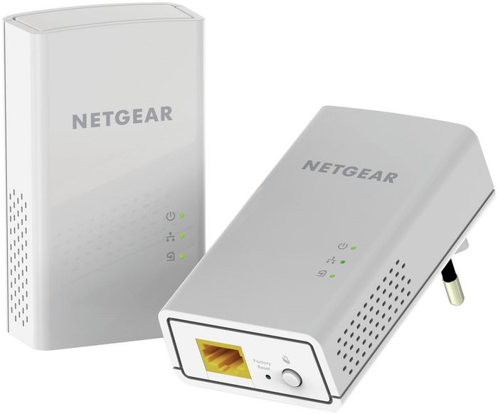 Netgear 1000 Mbps, 1 Gigabit Port, HomePlug AV2, 2 Pack - W124586287