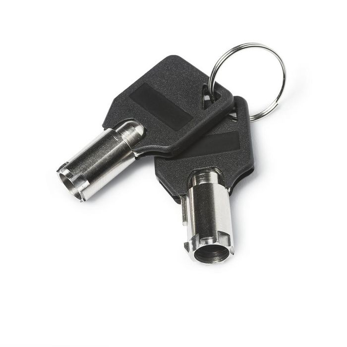 Dicota Masterkey for Security Cable Wedge Lock Ultra Slim, 3.2x4.5mm slot, Black/Silver - W125855941