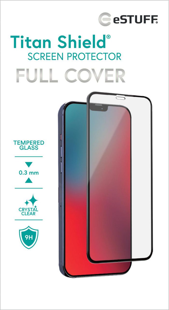 eSTUFF Titan Shield® Full Cover Screen Protector for iPhone 12/12 Pro - W125787743