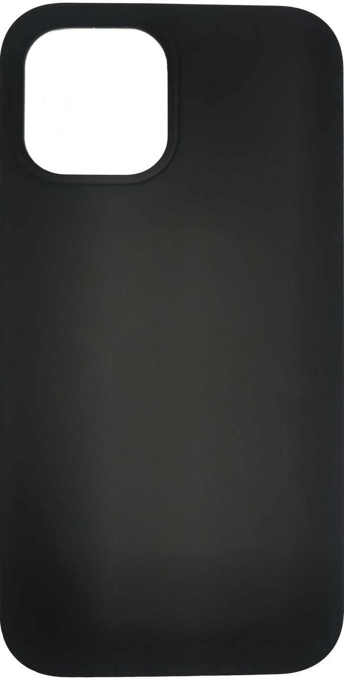 eSTUFF iPhone 12/12 Pro MADRID Silicone Cover - Black - W125787768