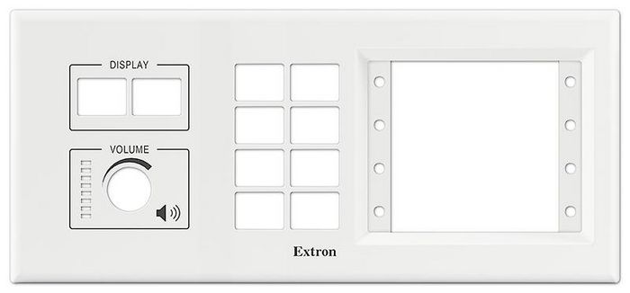 Extron Black and White Faceplates, 5-gang - W125846024