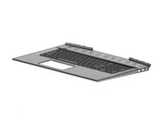 HP Keyboard/top cover (includes keyboard cable) - W125471129
