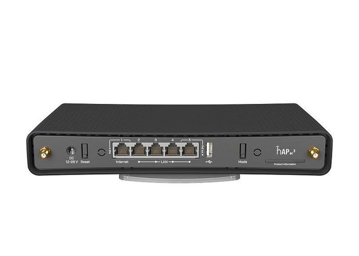 MikroTik IPQ-4019, 716 MHz, 2.4/5 GHz, 5 x 10/100/1000 Ethernet ports, 1 x 1G Ethernet ports with PoE-out, USB type A - W125847700