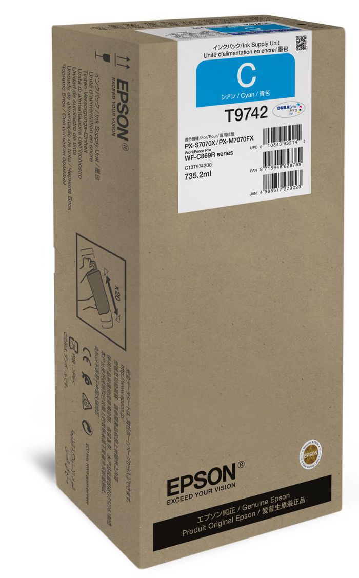 Epson Cyan XXL Ink Supply Unit - W125875597