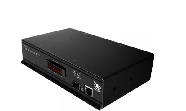 Adder transmitter+receiver, 1920x1200 60Hz, USB 2.0, DVI-D, 3.5mm, RS-232, 198x44x150 mm - W124844881