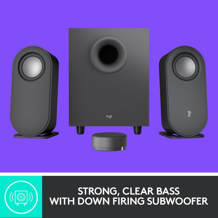 Logitech Z407 Bluetooth computer speakers with subwoofer and wireless control - W125877522
