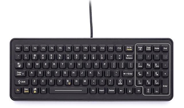 iKey SLK-101-M Backlit Mobile Industrial Keyboard - W124690868