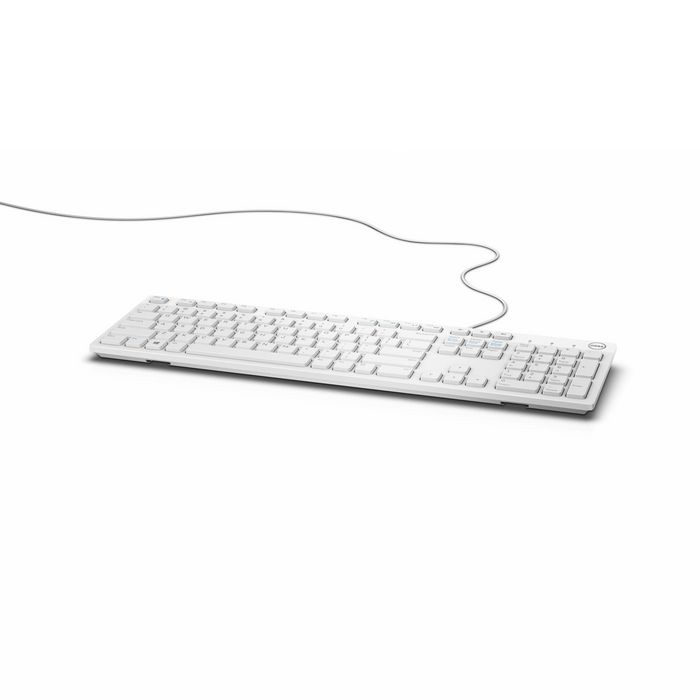 Dell Multimedia Keyboard KB216 - French (AZERTY) - White - W125881870
