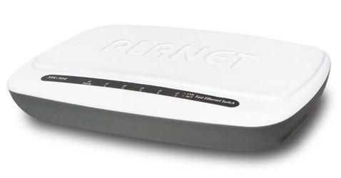 Planet 5-Port 10/100Mbps Desktop Fast Ethernet Switch - W125883864