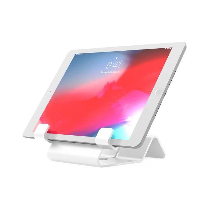 Compulocks Universal Tablet Holder with Keyed Cable Lock - White - W125189052