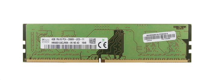 Lenovo 4GB DDR4 2666 UDIMM - W125498579