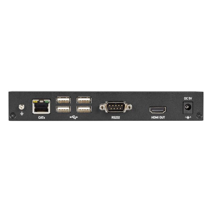 Black Box Extender KVM série KVX sur CATx - 4K, single head, HDMI, USB 2.0, série,audio, vidéo locale - W125833092