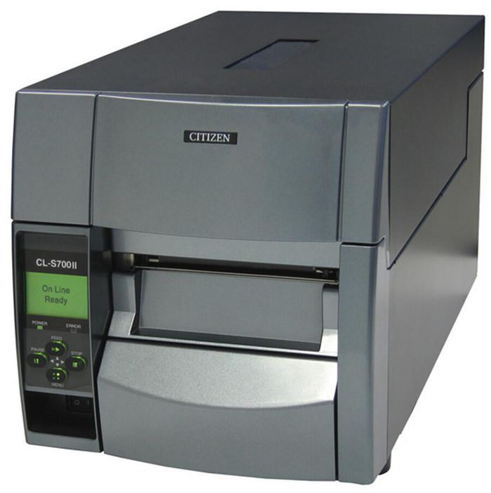 Citizen CL-S700IIR Printer; Grey, internal Rewinder/Peeler, with Compact Ethernet Card - W125657218