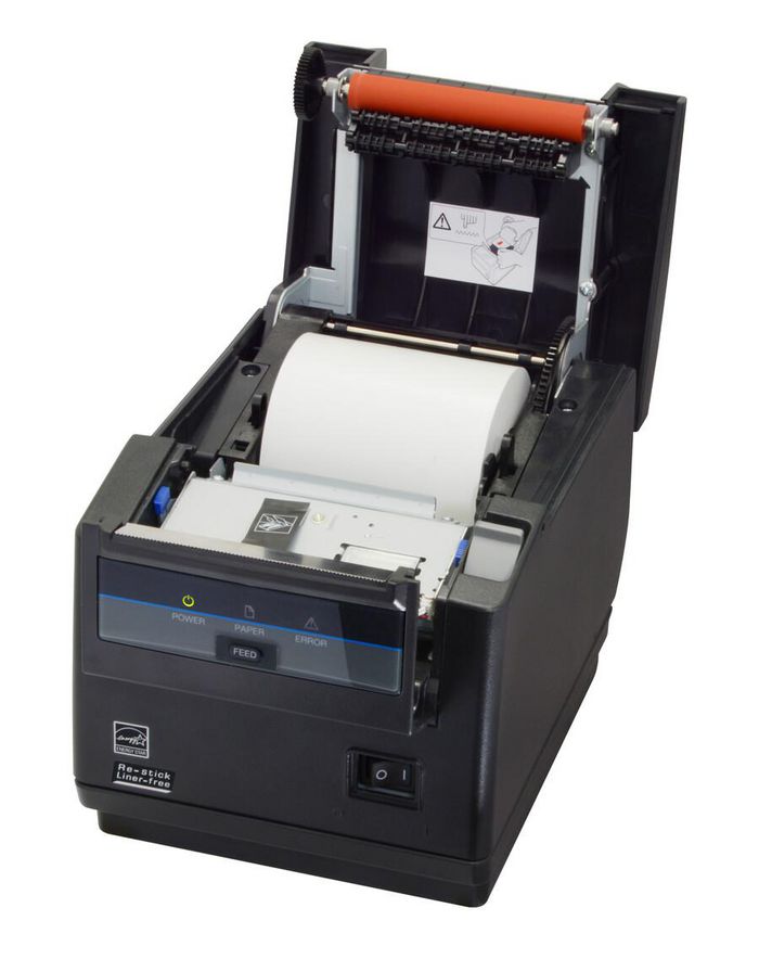Citizen CT-S601IIR Printer, Restick/Liner-free, No interface, Black - W125657232