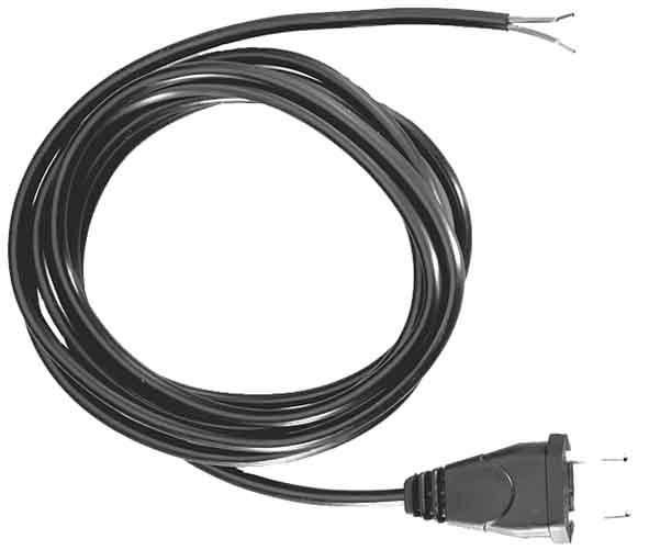 Bachmann Euro supply cable PVC, 3 m, Black - W125898173