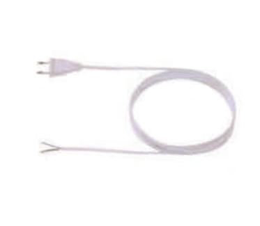 Bachmann Euro supply cable, PVC, 2.5 A, 250 V, 3m, white, individually packed - W125898177