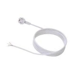 Bachmann Earthing contact supply cable, PVC, max. 16 A / 250 V, H05VV-F 3G 1.00 mm2, 2m, white, individually packed - W125898236