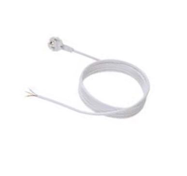 Bachmann Earthing contact supply cable, PVC, max. 16 A / 250 V, 2m, grey - W125898238