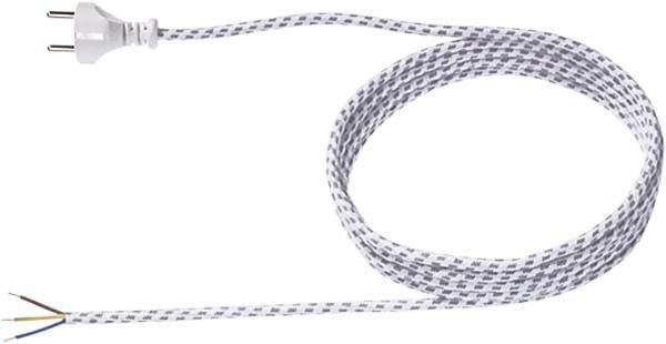 Bachmann Iron supply cable, Textile, 3 m, Grey/White - W125898255