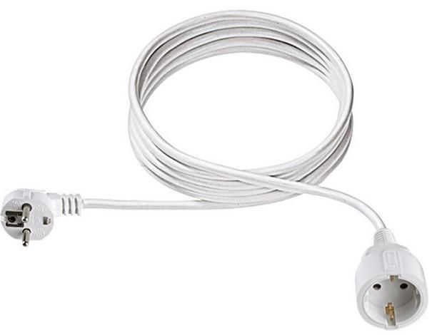 Bachmann Earthing contact extension, cable: H05VV­F 3G 1.50 mm², 2m, white - W125898372