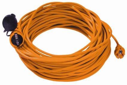 Bachmann Earthing contact extension, 10 m, 16 A / 250 V, Orange - W125898384