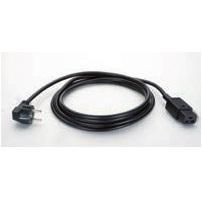 Bachmann Non-heating appliance supply cable H05VV-F 3G 1.50 mm², 2 m, Black - W125898447