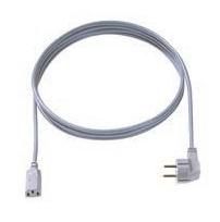 Bachmann Non-heating appliance supply cable H05VV-F 3G 1.00 mm², 3 m, Grey - W125898451
