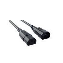 Bachmann Connecting cable for power supply, C14-C13, 0.5 m, Black - W125898454