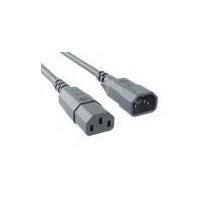 Bachmann Connecting cable for power supply, C14-C13, 0.5 m, Grey - W125898474