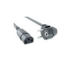 Bachmann extension cable H05VV-F3G1,5 grey L:0,5m,CEE7/7/C13 - W125898479