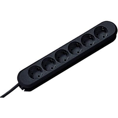 Bachmann 6 earthing contact socket outlets, 1.5 m - W125898501