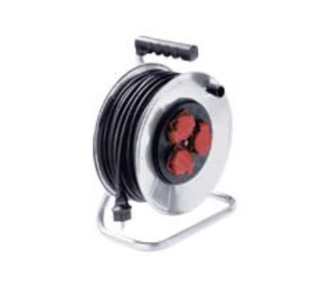 Bachmann Sheet steel cable reel,H05RR-F 3G 1.50 mm2, 50m, IP20 - W125898572