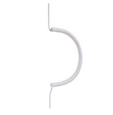 Bachmann Spiral cable, PUR, 7.5m, white - W125898640
