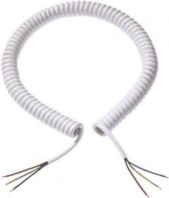 Bachmann Lamp spiral cable, 1.6 m, White - W125898609