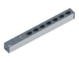 Bachmann 19" IT PDU Basic overvoltage protection Switzerland, 7x CH type 13, without switch - W125898693