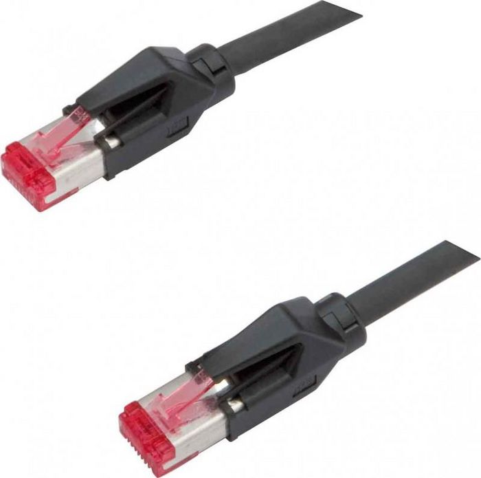 Bachmann CAT6a patch cable, plug / plug, 1.0 m, Black - W125899171